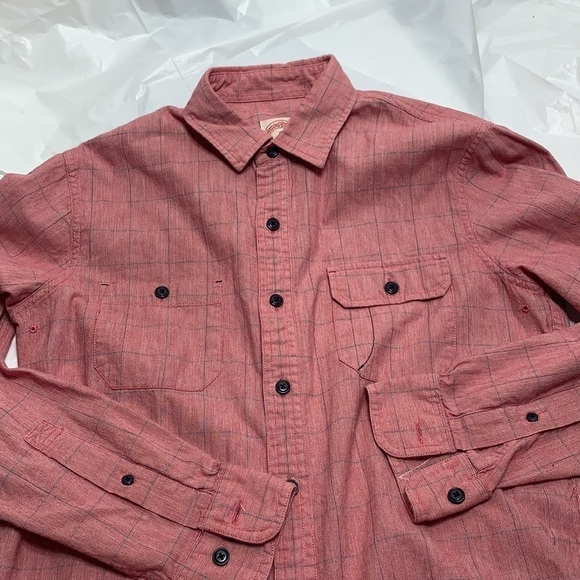 Men’s Brooks Brothers Pink & Blue Striped Button Down Long Sleeve Shirt Size S - Picture 1 of 5
